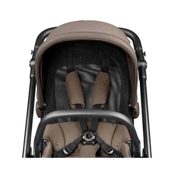 Peg Perego Veloce Elite Travel System i-Size 360 Bundle With Highchair - Pine Bark Peg Perego