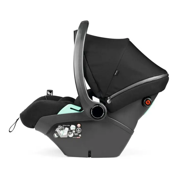 Peg Perego Veloce Elite Travel System i-Size 360 Bundle With Highchair - True Black Peg Perego