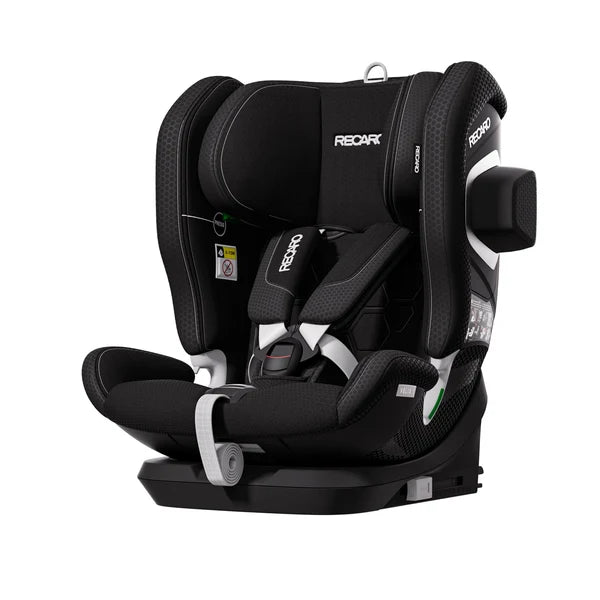 Fresh Black VELIX 1, angled front view showing padded harness and a black attachment on the outer side wing.