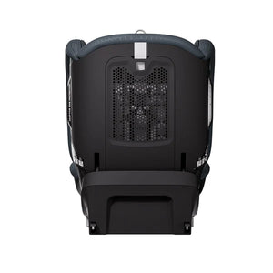 Recaro VELIX 1 in Gallant Grey, rear view showing the black shell and perforated ventilation panel