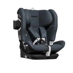 Recaro VELIX 1 in Gallant Grey, angled front view with padded harness and a black outer side attachment.