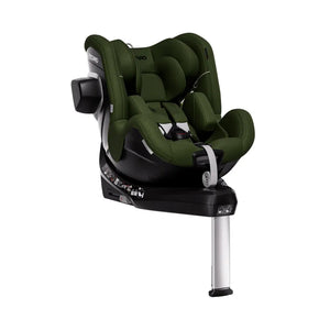 Epic Green TORON 1, opposite angled view with padded insert, harness, black side attachment and support leg.