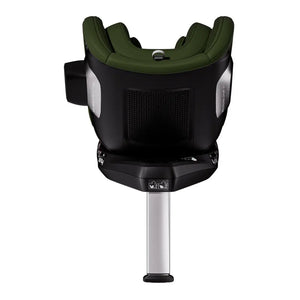 Epic Green TORON 1, rear view showing ventilation panel, black side attachment and extended support leg.