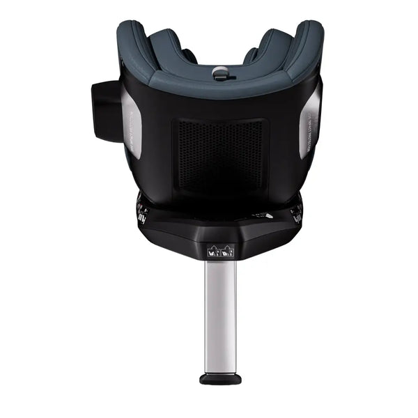 Gallant Grey TORON 1, rear view showing ventilation panel, black side attachment and extended support leg.
