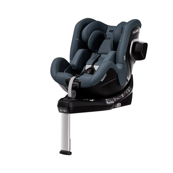 Gallant Grey TORON 1, angled front view with padded insert, harness, black side attachment and support leg.