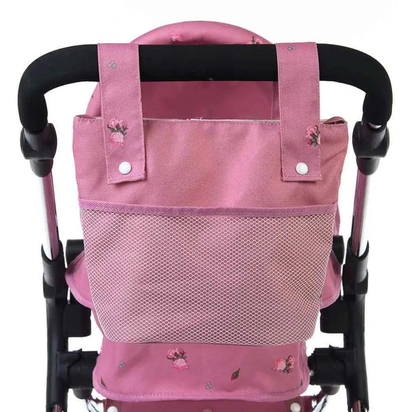 Roma Darcie Pink Dolls Pram – Pretty Single Dolls Pram for Ages 3–9 Roma