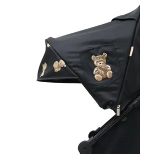 Roma Star Teddy Pushchair - Black Teddy Bear's  Roma Prams   