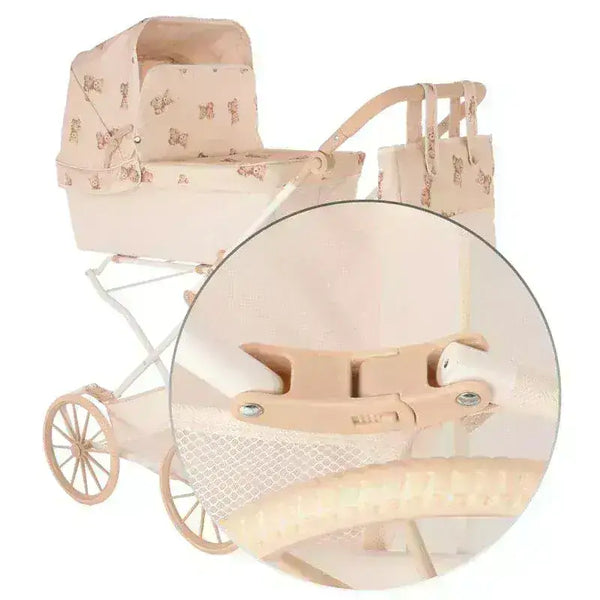 Roma Teddy Reborn Dolls Pram – Large Classic Pram for Older Children Roma Prams