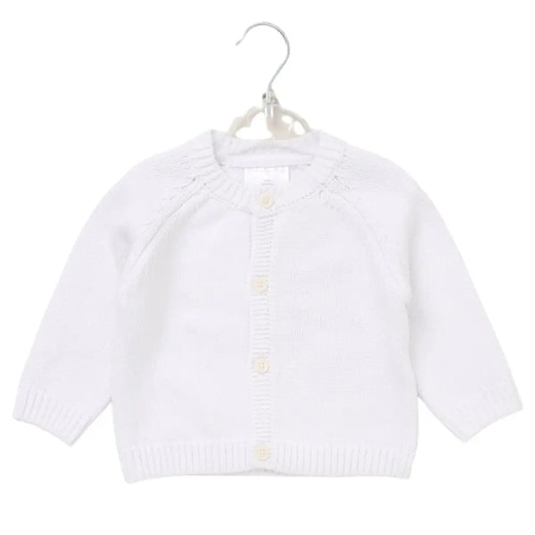Unisex Baby Knitted Cardigan - Little One rock a bye baby