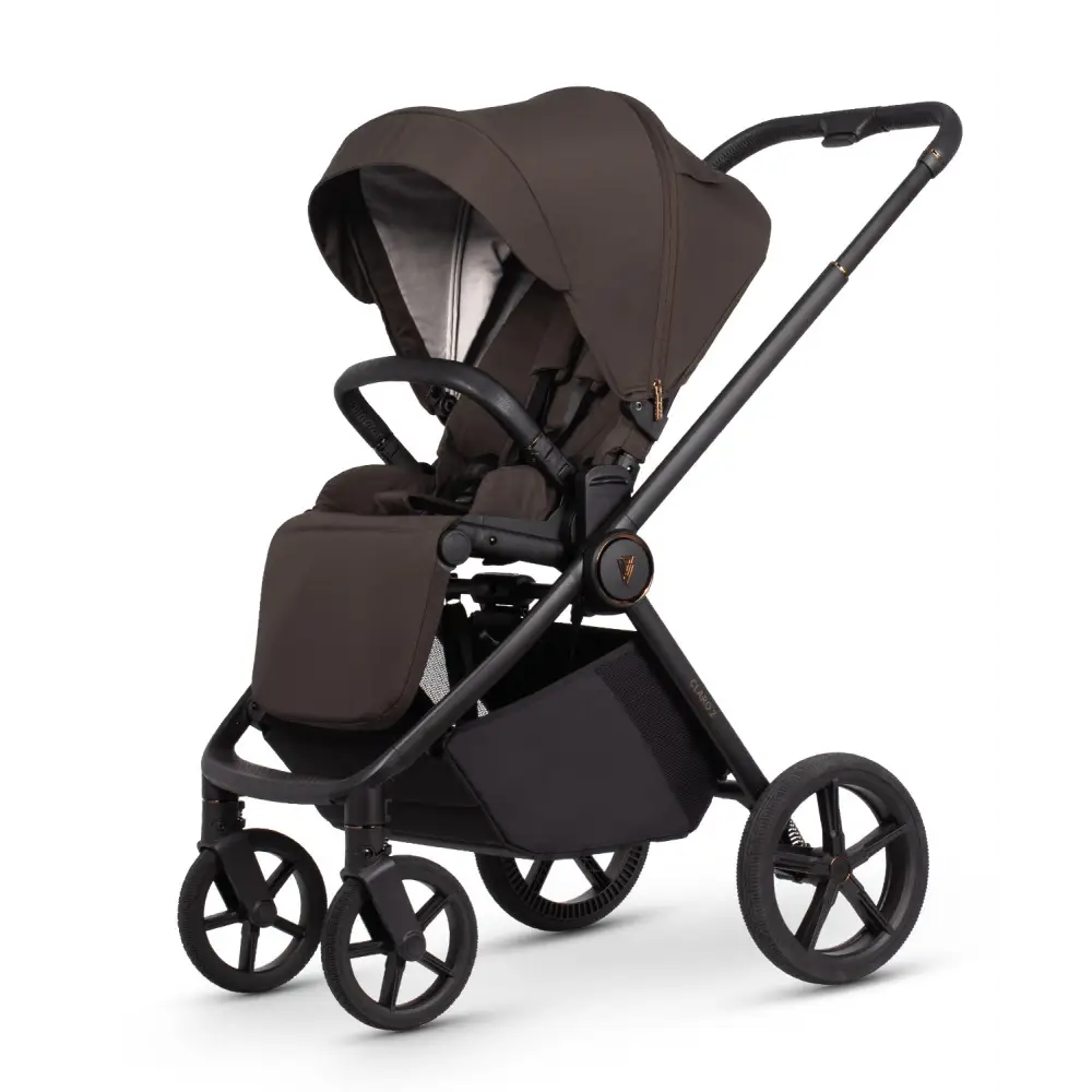 Venicci Claro 2 Chocolate 4-in-1 Travel System with Rotating Isofix Base