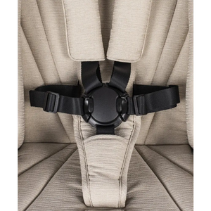 Venicci Upline 2 Stone Beige Pram 3 in 1 Bundle + Tiago Black Car Seat Venicci