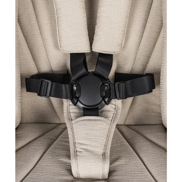 Venicci Upline 2 Stone Beige Pram 3 in 1 Bundle + Tiago Black Car Seat Venicci